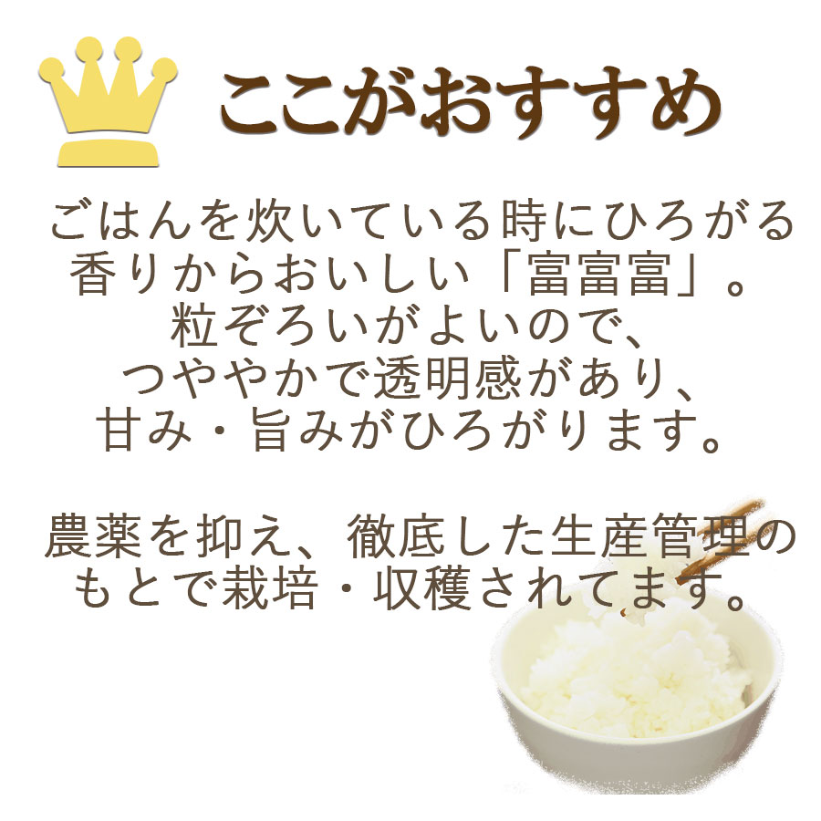富山県産富富富のおすすめ