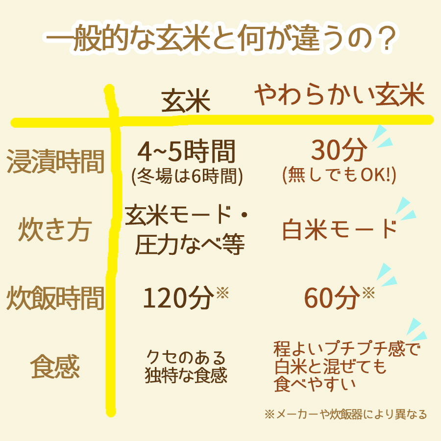 一般的な玄米と何が違うの？