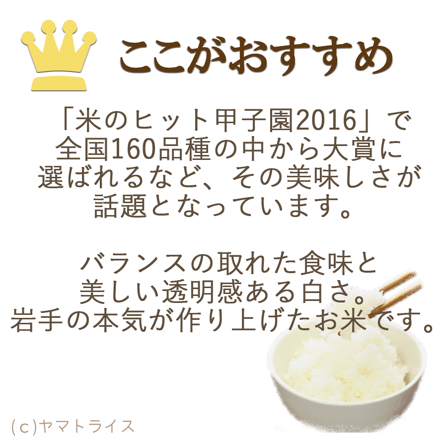 岩手県産 銀河のしずく 20kg(5kg×4袋) 令和5年産 ヤマトライス 本店