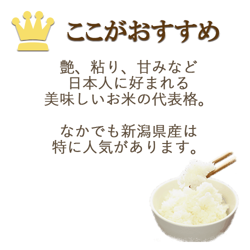 新潟コシヒカリおすすめ