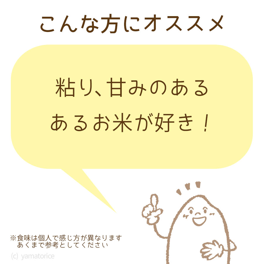 新潟県産コシヒカリこんな方におすすめ