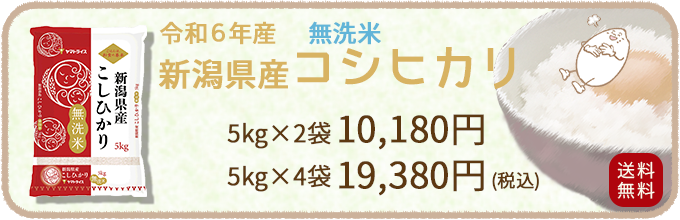 新米新潟県産コシヒカリ無